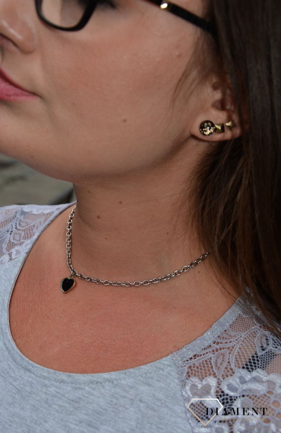 Srebrny naszyjnik z serduszkiem Fope Z1235.jpg